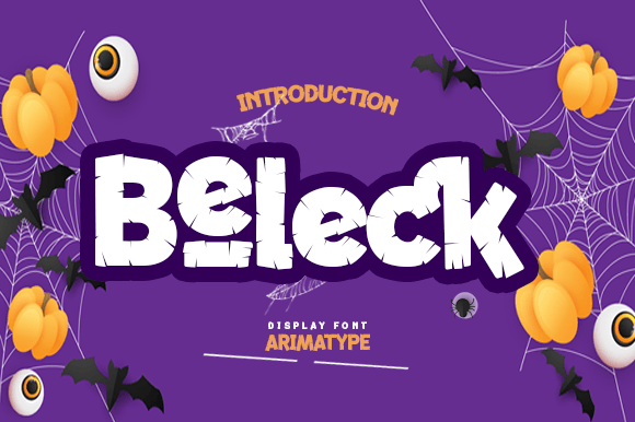 Beleck: A Spooky Sans Serif Font for Halloween Designs