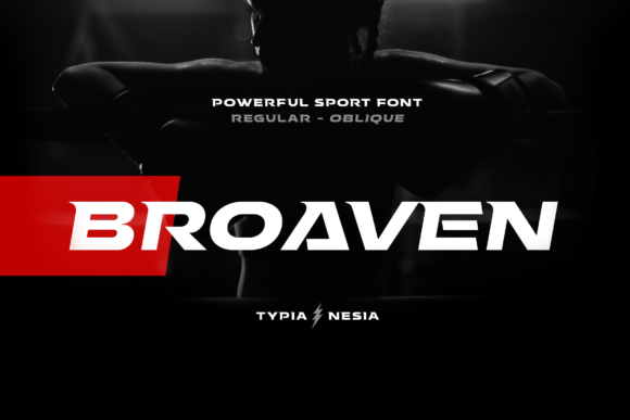 Broaven – A Bold Slab Serif Font for Dynamic Branding