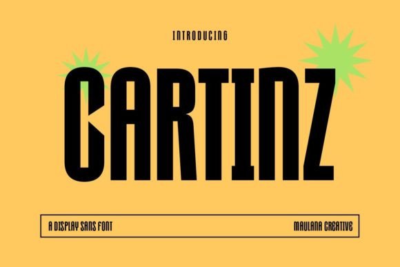Cartinz: A Modern Sans Serif Font for Editorial Projects