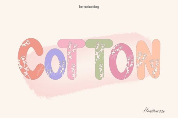 Cotton Font: A Playful Display Typeface for Web Design