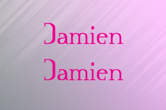 Damien: A Slab Serif Font with Editorial Charm