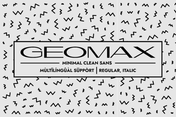 Geomax: A Chic Sans Serif for Modern Editorial Design