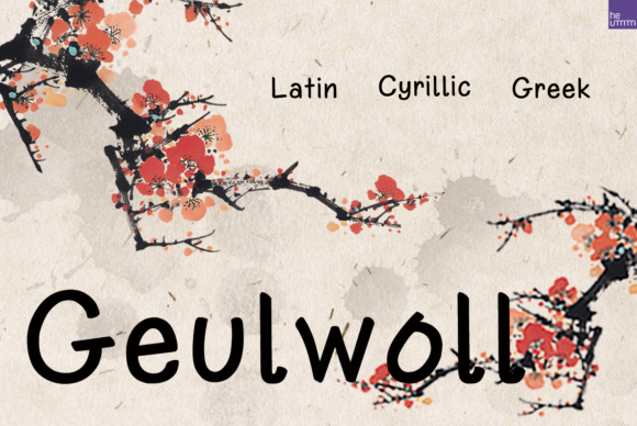 Geulwoll: A Cool Display Font for Modern Editorial Design