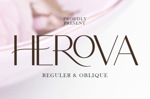 Herova: A Modern Serif Font for Web Design Projects