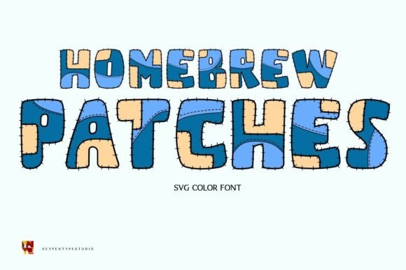 Homebrew Patch: A Playful Font for Digital Branding