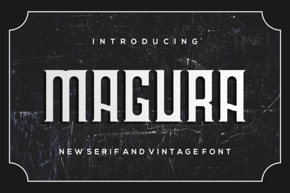 Magura: A Playful Serif Font for Editorial Design