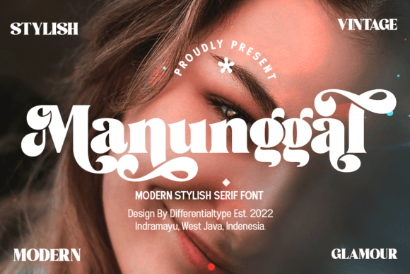 Manunggal: A Stylish Serif Font for Web Design