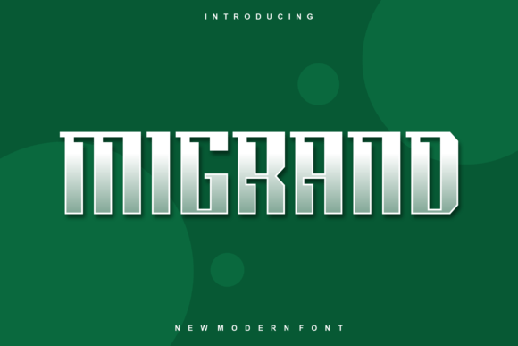 Migrand: A Modern Sans Serif Font for Editorial Design