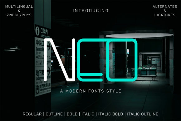 Neo Font for Modern Branding and Visual Communication
