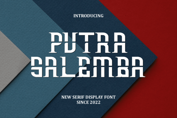 Putrasalemba: A Designer’s Take on a Slab Serif Font
