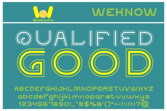 Qualified Good: A Retro Font That Elevates Handmade Creations