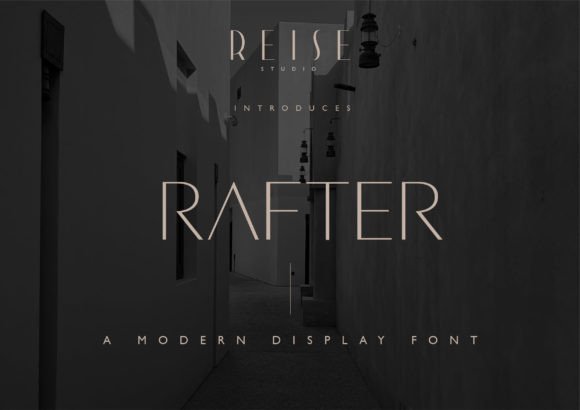 Rafter: A Modern Sans Serif Font for Digital Branding