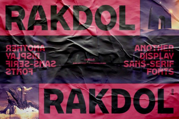Rakdol: A Bold Sans Serif for Modern Editorial Design