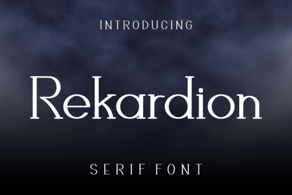 Rekardion: A Serif Font That Elevates Digital Design