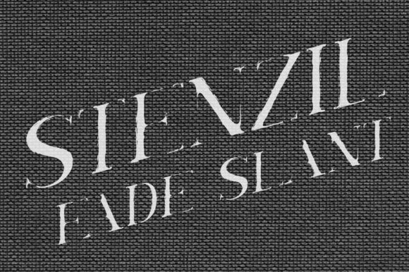 Stenzil Fade Slant for Modern Web Design